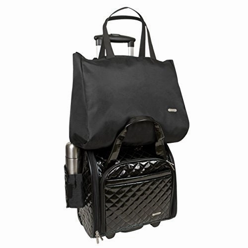 Travelon Wheeled Under Seat Anti-Theft Carry-On With Back-Up Bag - Black
