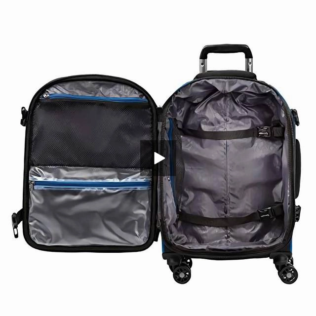 Travelpro Bold 21" Carry-on, Expandable Spinner Luggage With Easy-access Tablet Sleeve, Blue/Black