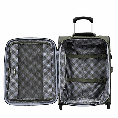 Travelpro Luggage Maxlite 5 International Expandable Rollaboard Suitcase Carry-On, Slate Green