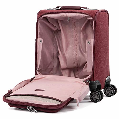 Travelpro Luggage Platinum Elite 16" Carry-On Spinner Tote With Usb Port, Bordeaux