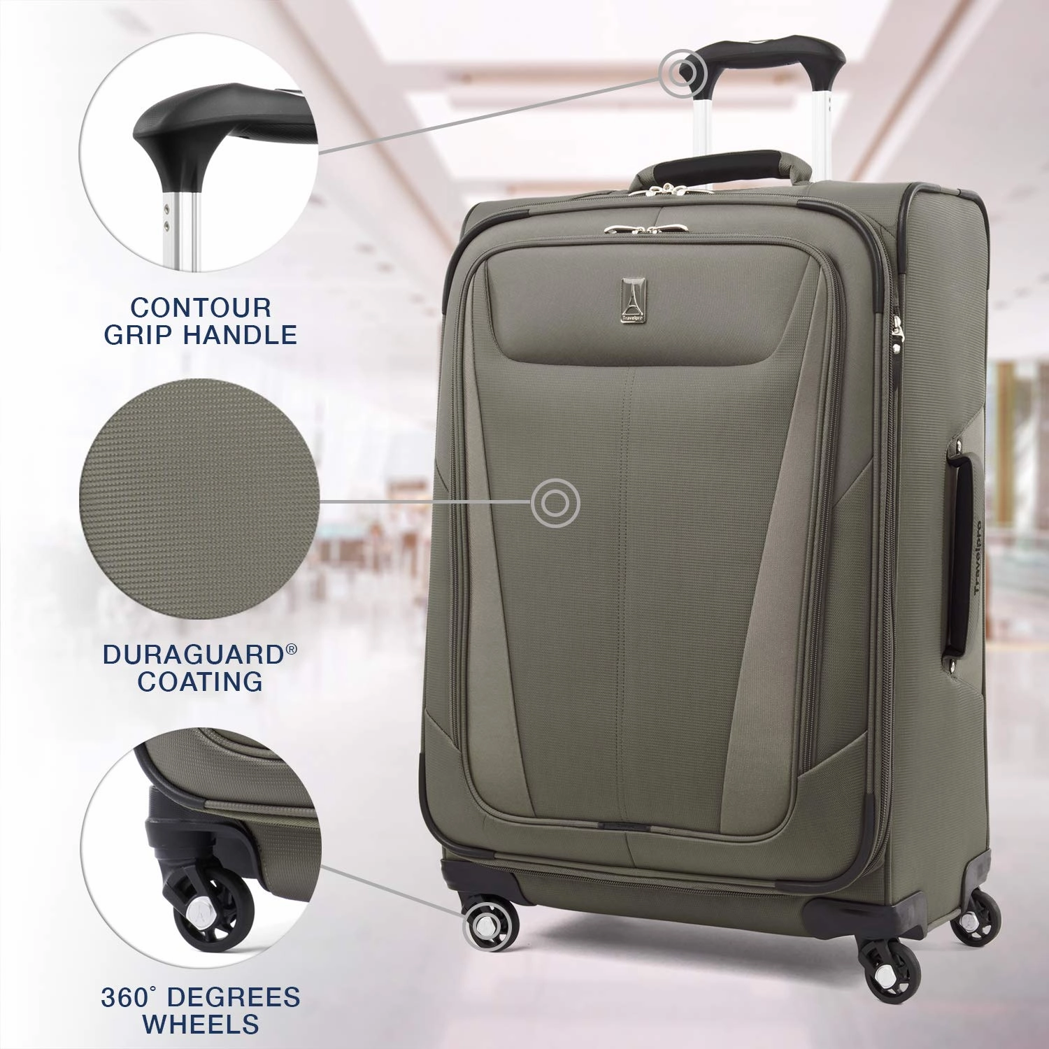 Travelpro Maxlite 5 Checked-Large 29-Inch 4-Wheel Softside Luggage