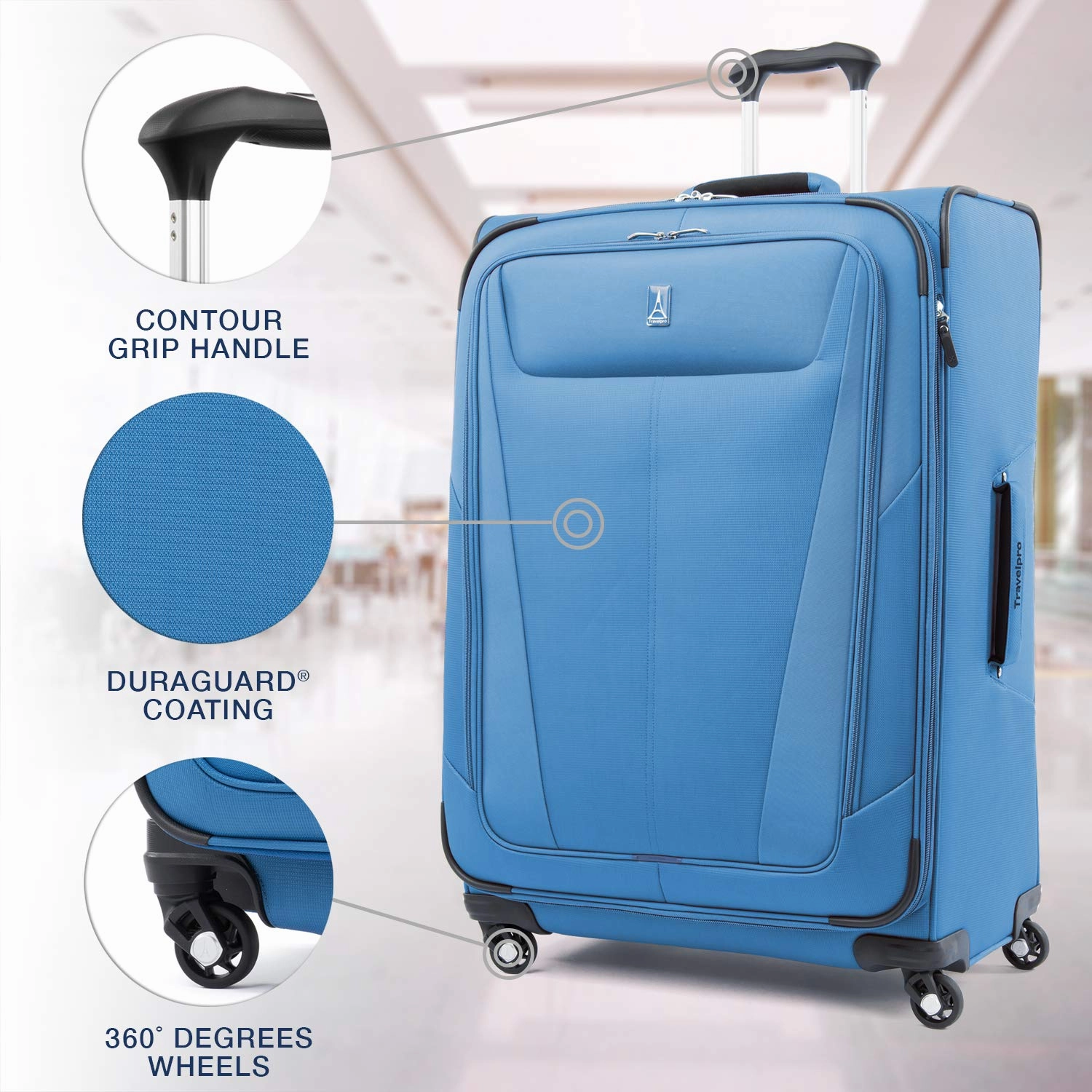 Travelpro Maxlite 5 Checked-Large 29-Inch 4-Wheel Softside Luggage