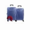 Travelpro Maxlite 5 Hardside 3-PC Set: Carry-On and 25-Inch Spinner with Travel Pillow (Azure Blue)