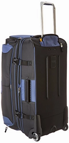 Travelpro Tpro Bold 2.0 30 Inch Drop Bottom Rolling Duffel, Black/Navy, One Size