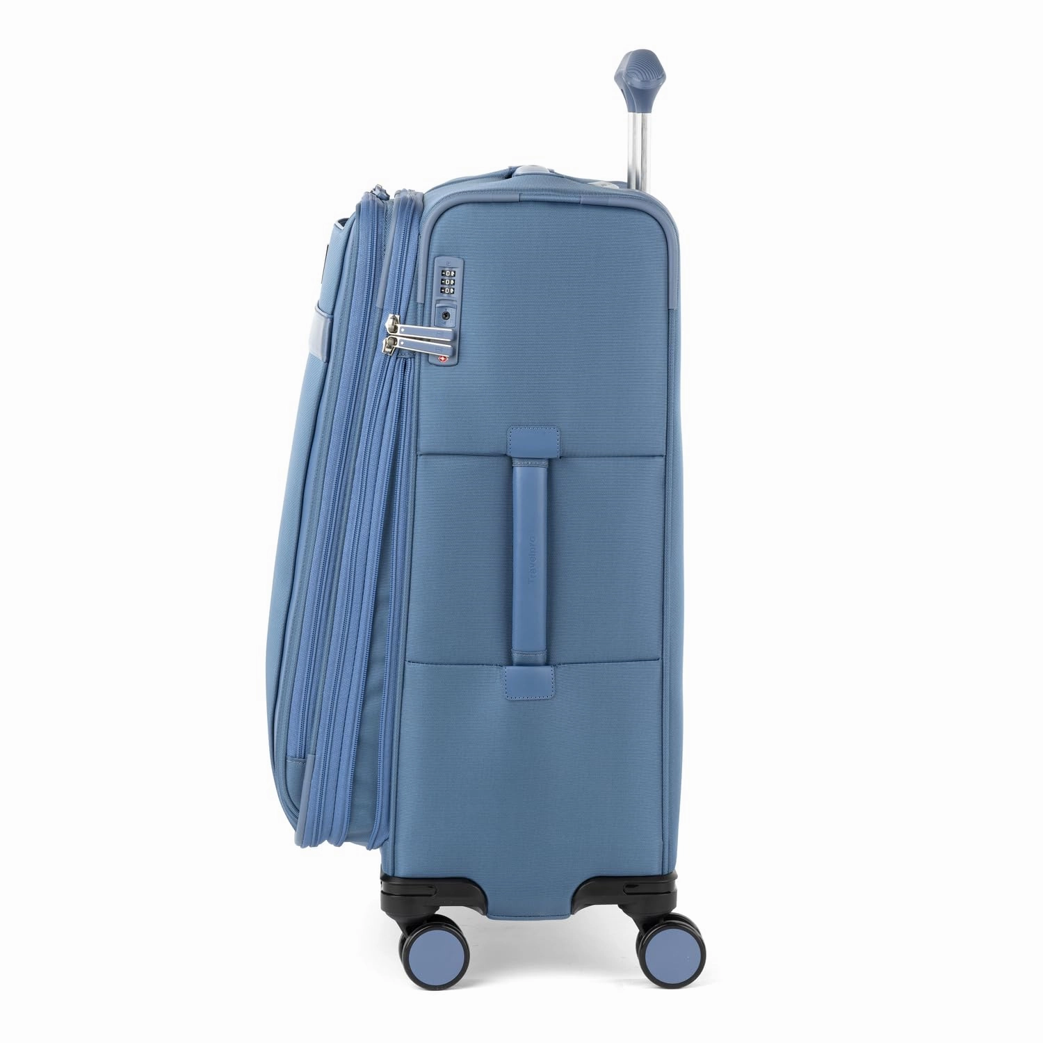 Travelpro Versapack   Lightweight Softside Expandable 25-Inch Medium Checked Spinner Suitcase