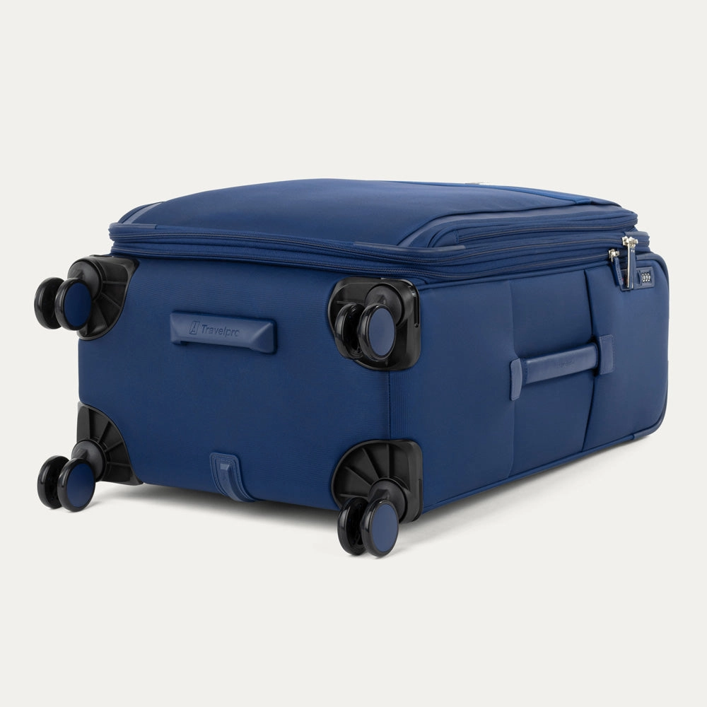 Travelpro Versapack   Lightweight Softside Expandable 25-Inch Medium Checked Spinner Suitcase