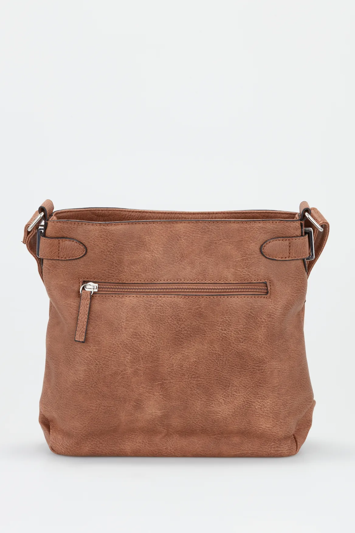 Tri-Pocket Crossbody Bag