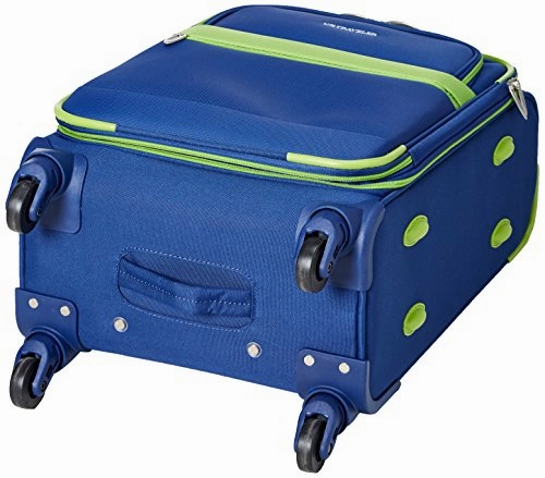 U.S Traveler Alamosa 4-Piece Luggage Set - 3 Spinners And 3 Packing Cubes - Royal Blue