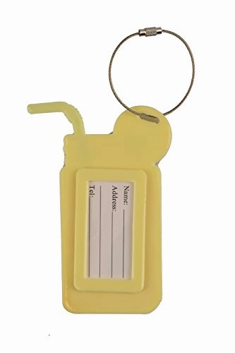 Unique Luggage Tag [3 Pack] Travel Pineapple Ice Cream Drink Bag Identify Label