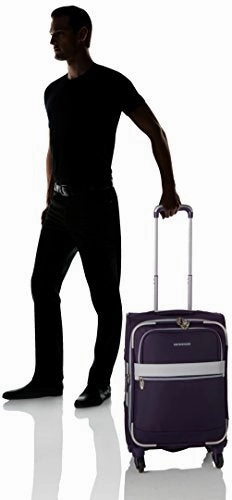 Us Traveler Alamosa 4-Piece Carry-On Luggage Set, Purple
