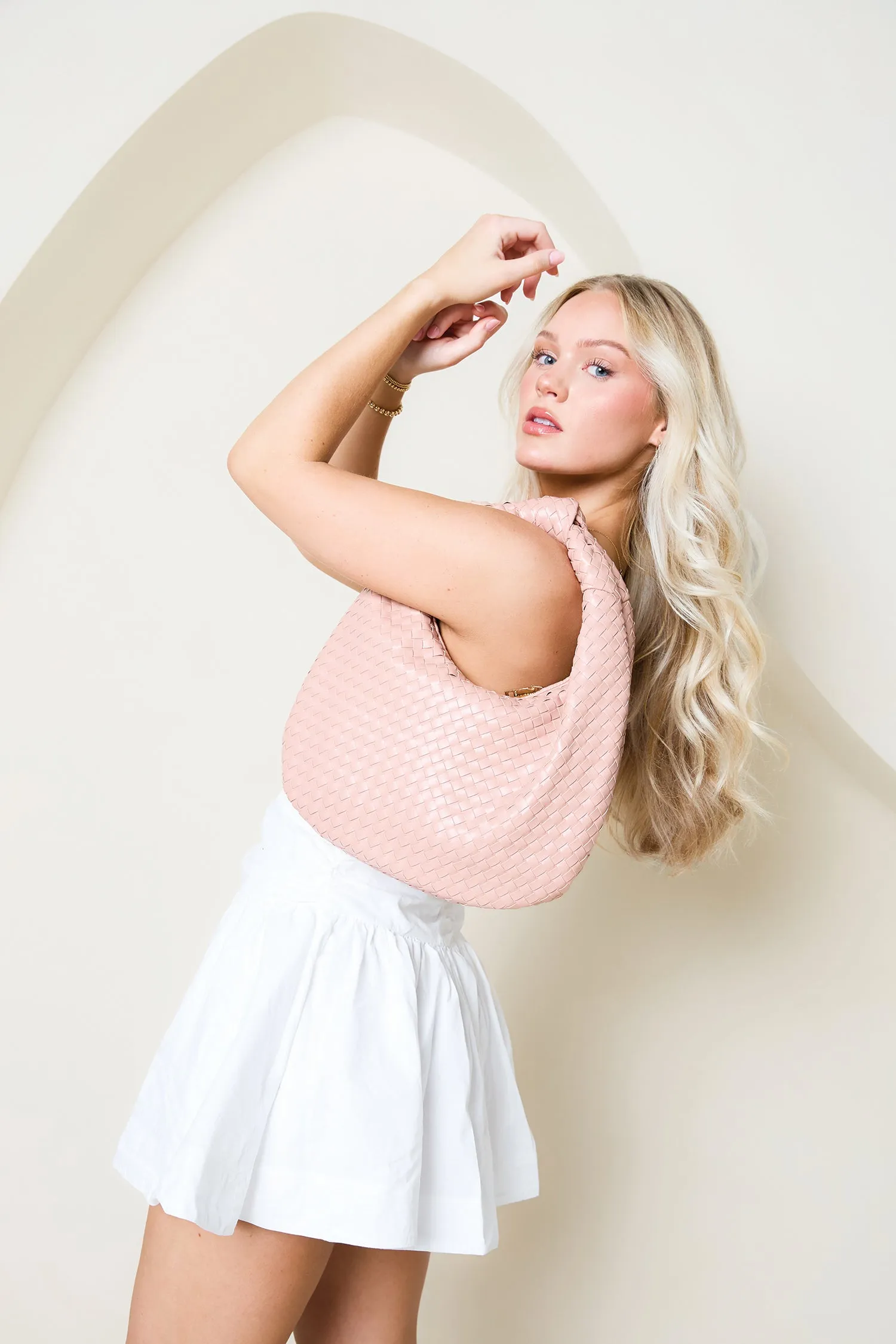 Valentina Vegan Woven Hobo