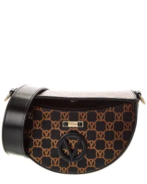 Valentino by Mario Valentino Lunaire Monogram Leather Shoulder Bag