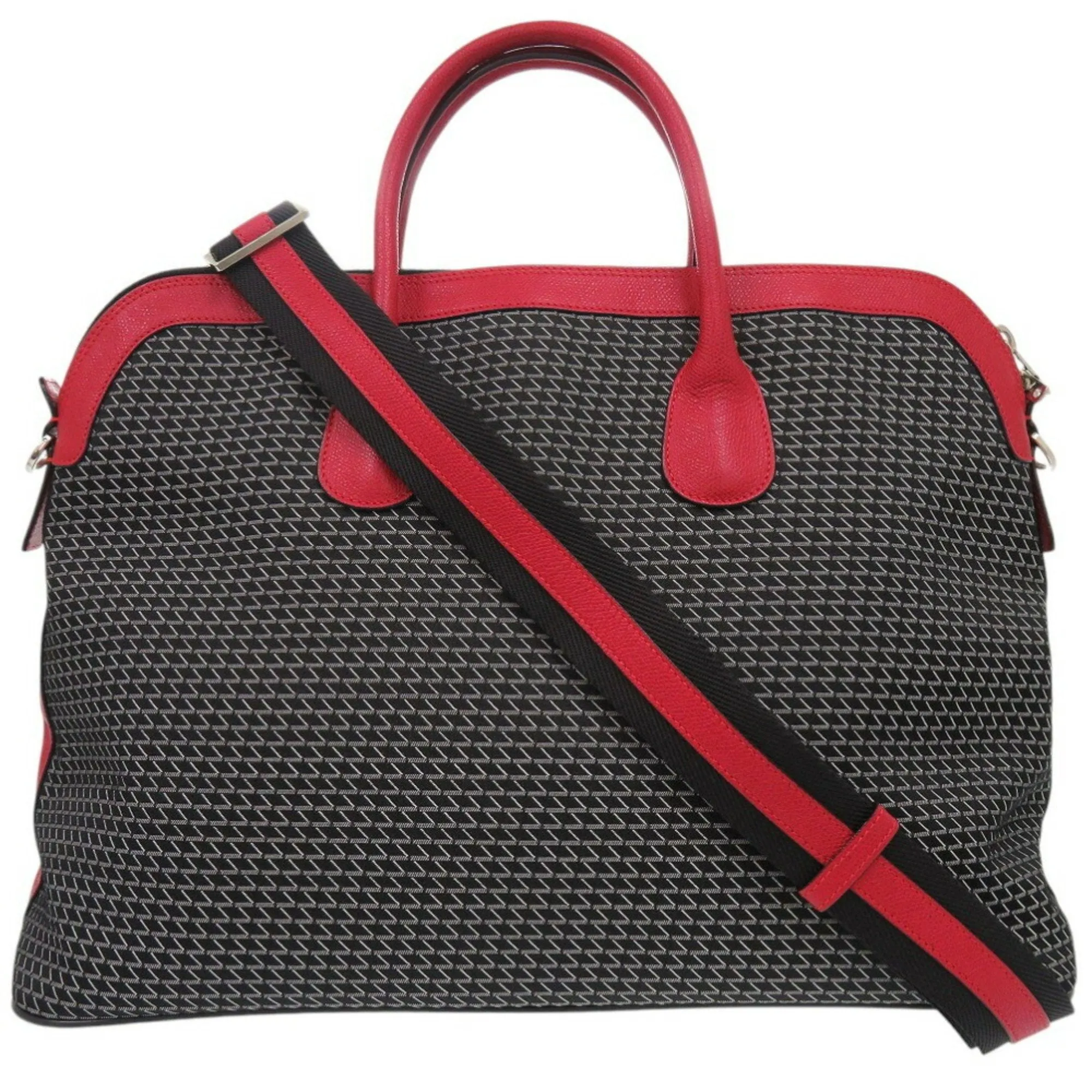 Valextra  Color Nylon Leather Shoulder Bag (Pre-Owned)