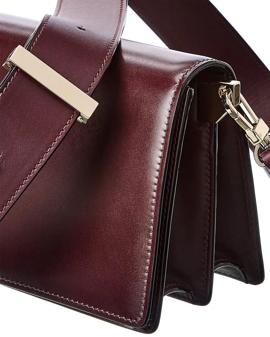Valextra Swing Small Leather Shoulder Bag
