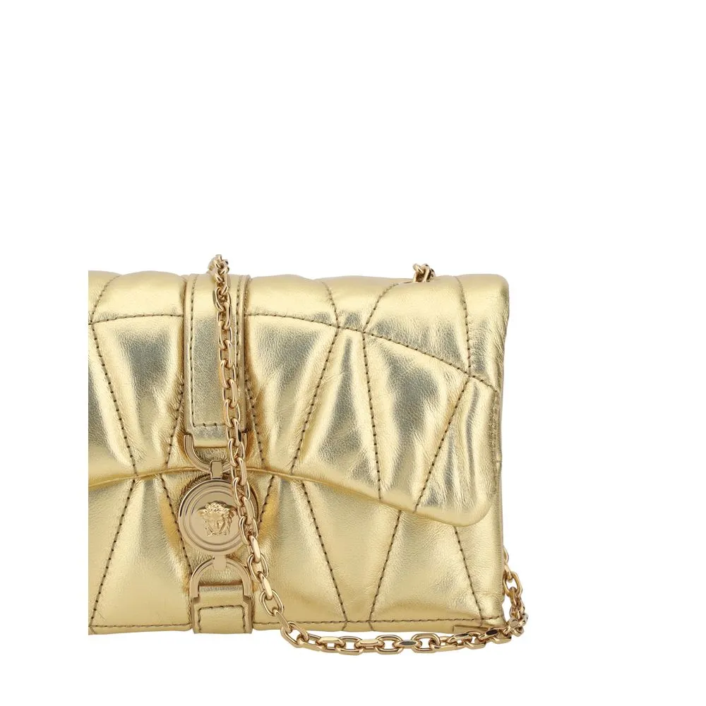Versace Lambskin Kleio Mini Shoulder Women's Bag