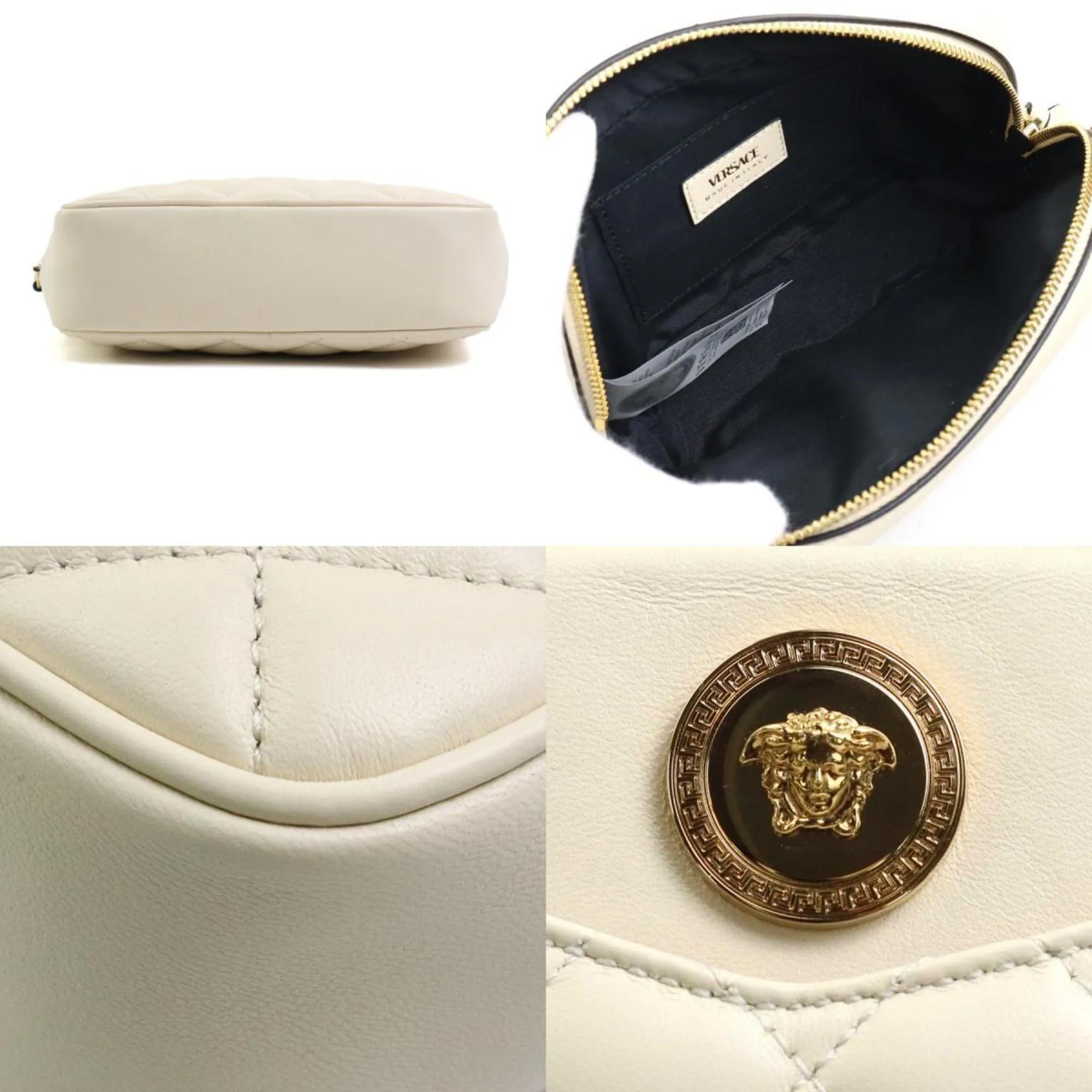 Versace  Leather Shoulder Bag (Pre-Owned)