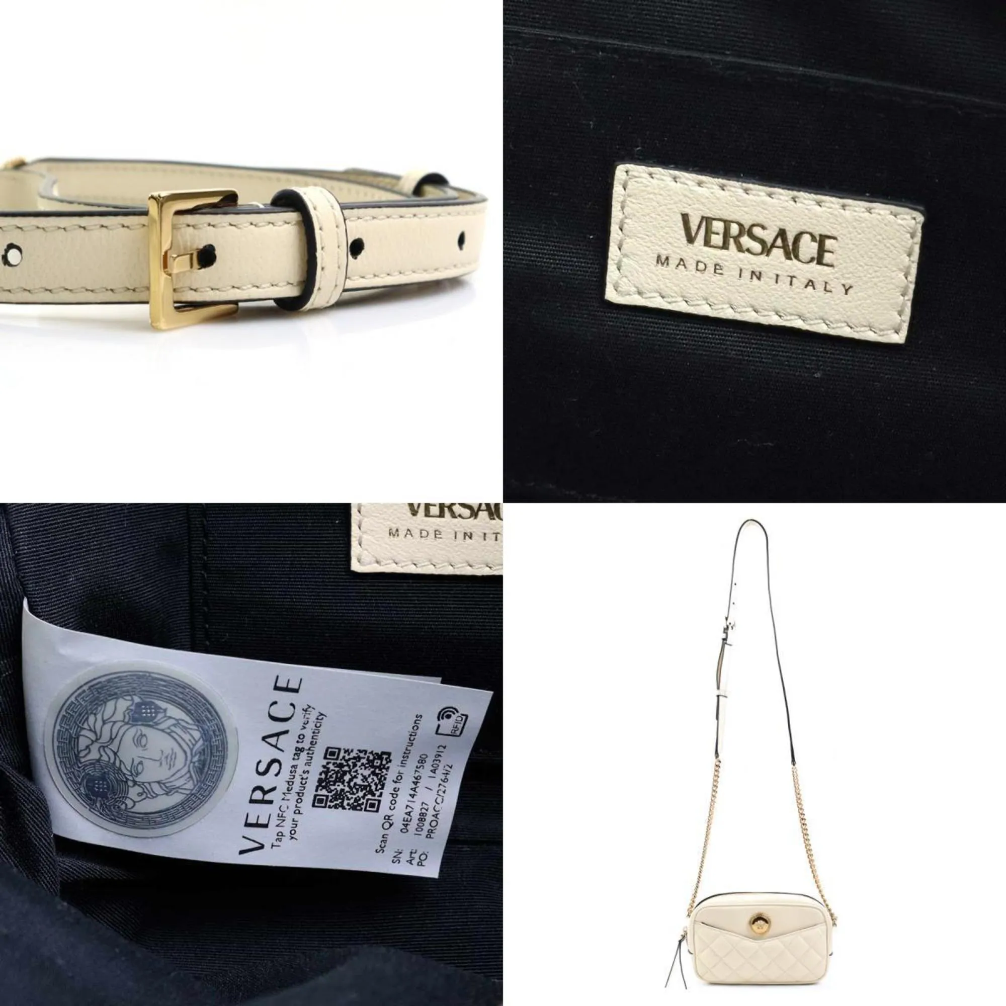 Versace  Leather Shoulder Bag (Pre-Owned)