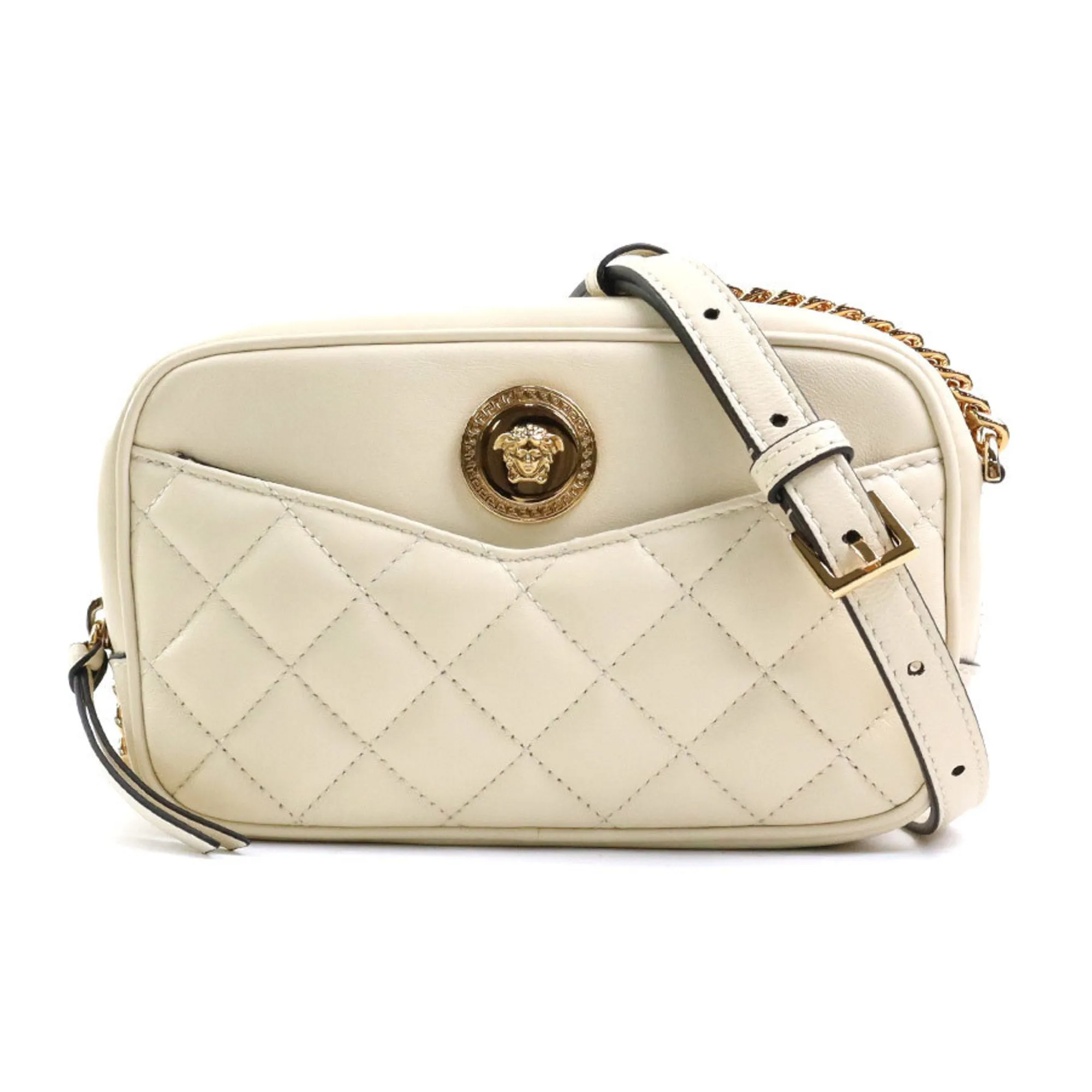 Versace  Leather Shoulder Bag (Pre-Owned)