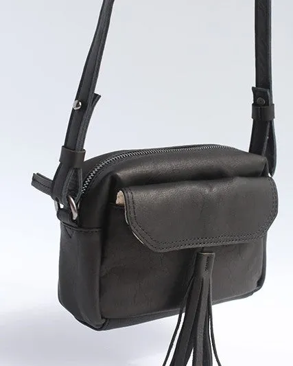 Vintage LEATHER WOMEN Tassels Crossbody Purses Small SHOULDER BAG FOR WOMEN