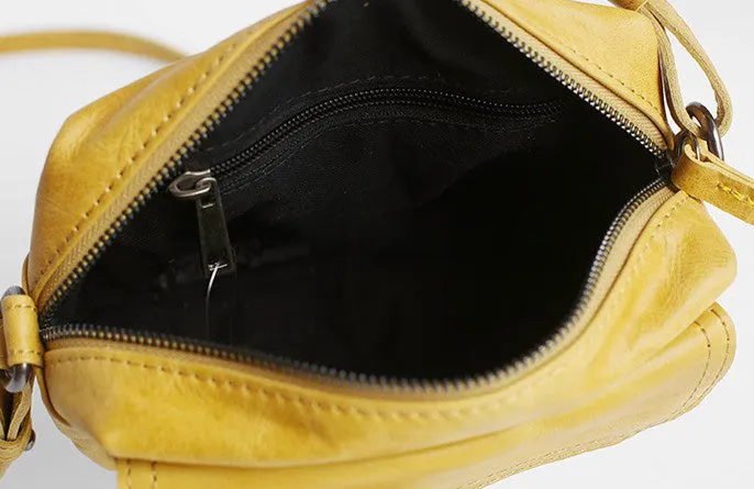 Vintage LEATHER WOMEN Tassels Crossbody Purses Small SHOULDER BAG FOR WOMEN