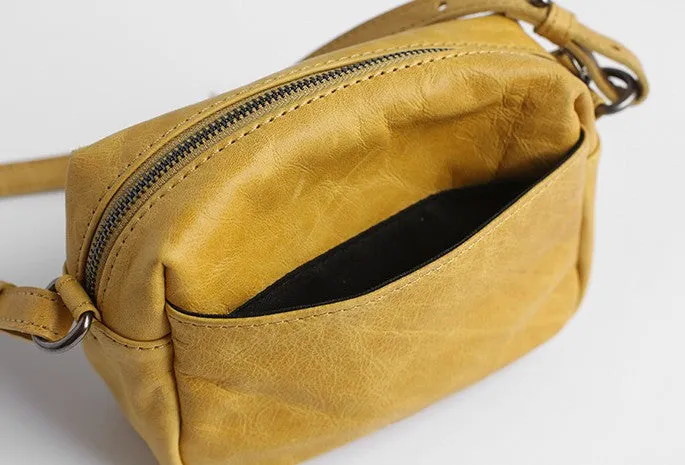 Vintage LEATHER WOMEN Tassels Crossbody Purses Small SHOULDER BAG FOR WOMEN