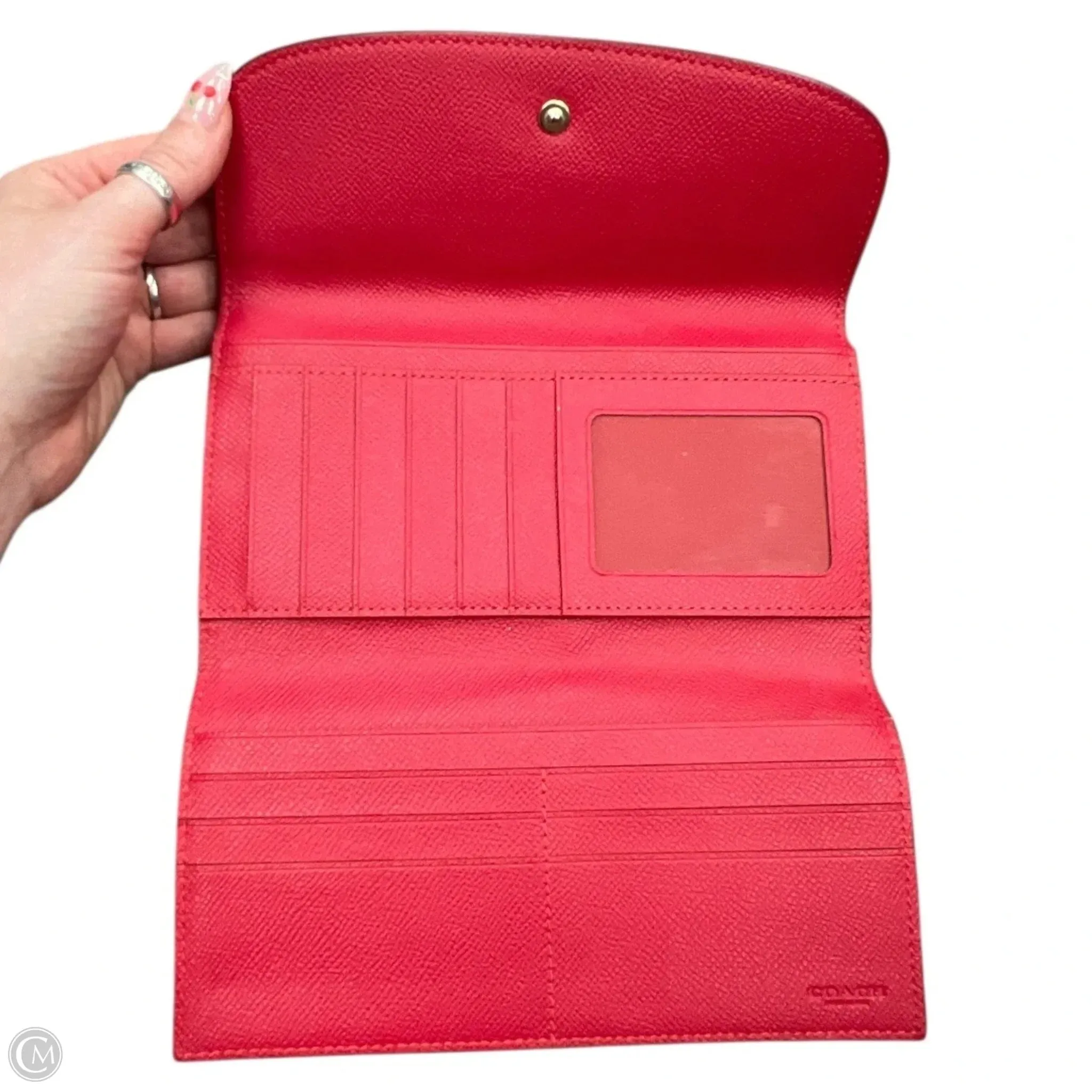 Wallet Designer By Coach, Size: Large