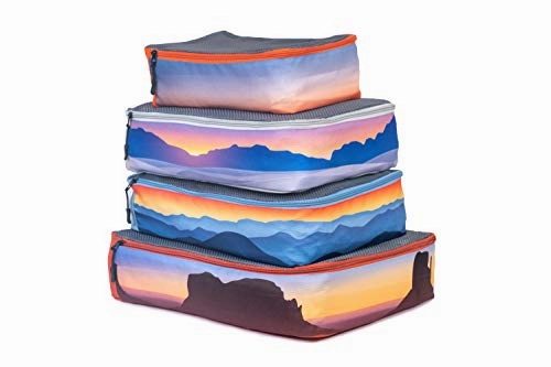 Well Traveled 4-Piece Packing Cubes for travel - Luggage Organizer for Travel Accessories
