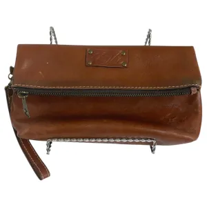 Wristlet Designer By Patricia Nash In Tan, Size:Large