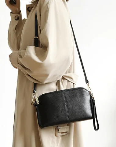 Zip Womens Leather Wristlet Wallet Gray Crossbody Purse Cute Shoulder Bag for Women