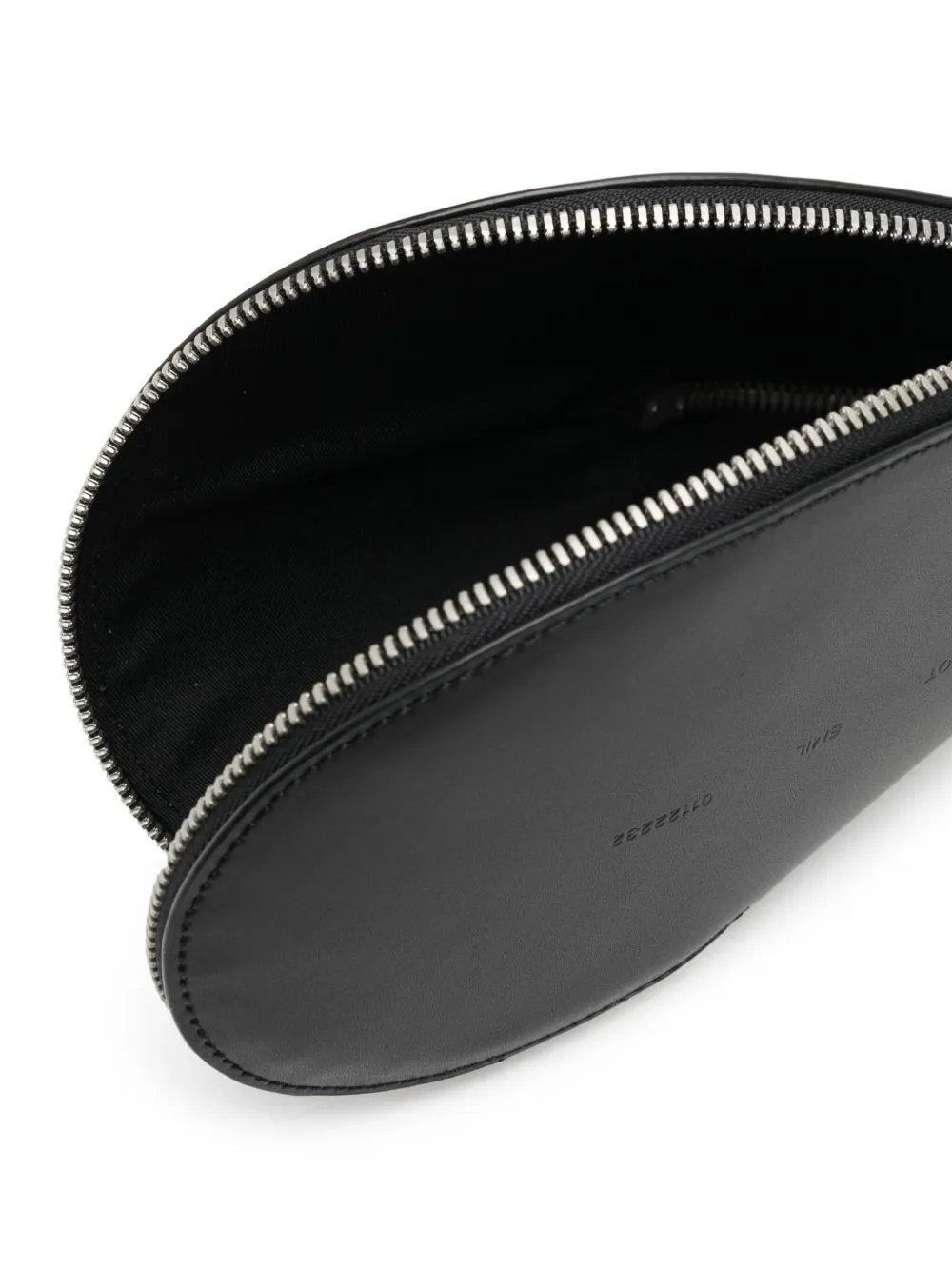 Zipped Leather Messenger Bag