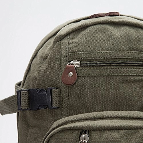Zombie Outbreak Response Team Hello Kitty Backpack Bag, Olive & Black (Large)